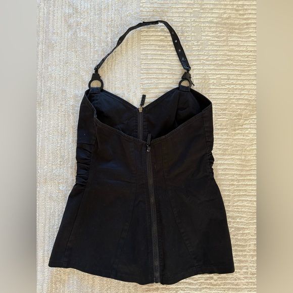 NWT - Punk Rave Rebella Bodice Halter in Black - Size XL - Picture 13 of 15